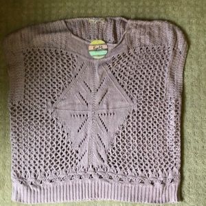 Pink crochet like top - BNWT